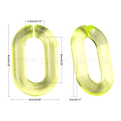 Transparent Acrylic Linking Rings&nbsp;TACR-R147-02-M