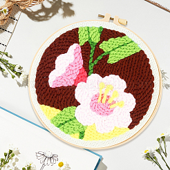 DIY Punch Needle Embroidery Starter Kits for Beginners&nbsp;DIY-WH20013-88B