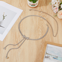 Full Crystal Rhinestone Chain Belts&nbsp;AJEW-WH20816-035P