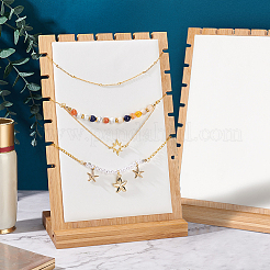 2 Bags Bamboo Wood Multiple Necklace Display Stands&nbsp;NDIS-PH0001-10A