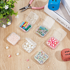 70Pcs Plastic Boxes with Hinged Lid&nbsp;CON-BC0007-65