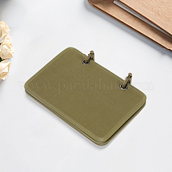 4Pcs Rectangle Velvet Binder Badge Armband Patch Display Board&nbsp;DIY-WH20062-165B