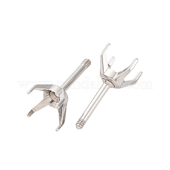 304 Stainless Steel Stud Earring Findings&nbsp;STAS-B091-02B-06P