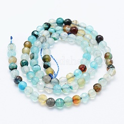 Natural Agate Beads Strands&nbsp;G-E469-12P