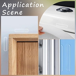 6 Sheets Oval Self Adhesive Door Knob Bumpers&nbsp;AJEW-SP0004-11B