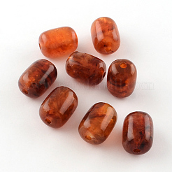 Column Imitation Gemstone Acrylic Beads&nbsp;OACR-R025-M