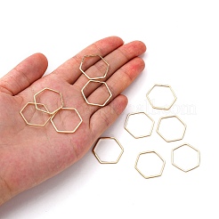 Brass Linking Rings&nbsp;X-KK-S327-03KC