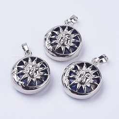 Natural & Synthetic Mixed Stone Pendants&nbsp;G-K234-C