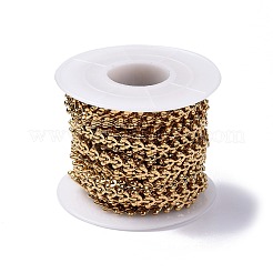 Ion Plating(IP) 304 Stainless Steel Cobs Chains&nbsp;CHS-H019-02G