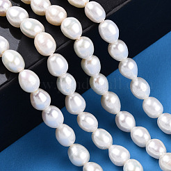 Natural Cultured Freshwater Pearl Beads Strands&nbsp;PEAR-N012-05L