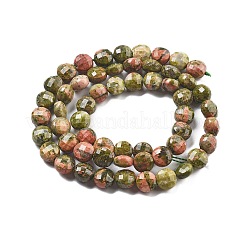 Natural Unakite Beads Strands&nbsp;G-C179-A13-02