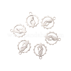 304 Stainless Steel Pendants&nbsp;STAS-CJC0001-01P