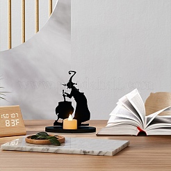 Halloween Witch Cooking Wooden Candle Holders&nbsp;PW-WGDBABC-01