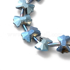 Electroplate Glass Beads&nbsp;EGLA-F163-01-HP01