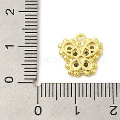 Real 18K Gold Plated Rack Plating Brass Micro Pave Cubic Zirconia Pendants Charms&nbsp;KK-S396-03C