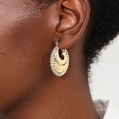 Alloy Hoop Earrings&nbsp;FS-WGDE27E-01