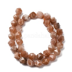 Natural Peach Moonstone Beads Strands&nbsp;G-Z119-A18-03
