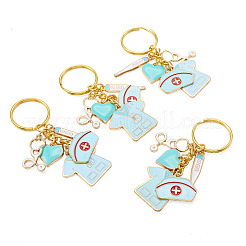 4Pcs Alloy Enamel Keychain&nbsp;KEYC-TAC00036