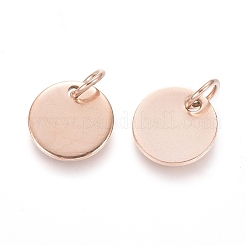 Ion Plating(IP) 304 Stainless Steel Charms&nbsp;STAS-I124-01B-RG