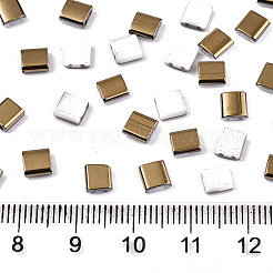 FGB 2-Hole Glass Seed Beads&nbsp;SEED-S031-L-ST41-G
