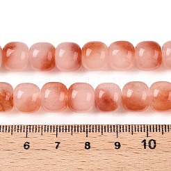 Dyed Natural White Jade Beads Strands&nbsp;G-T138-D11