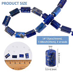 2 Strands Natural Lapis Lazuli Beads Strands&nbsp;G-FH0002-38