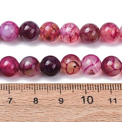 Natural Dragon Veins Agate Beads Strands&nbsp;GG-CBA9070-A01-01