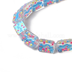 Bumpy Transparent Glass Beads Strands&nbsp;LAMP-K037-14A