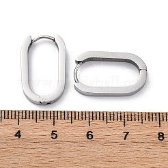 Tarnish Resistant 304 Stainless Steel Huggie Hoop Earrings&nbsp;STAS-H156-11C-P