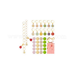36Pcs Daisy DIY Knitting Tool Sets&nbsp;HJEW-NB00063