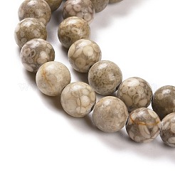 Natural Maifanite/Maifan Stone Beads Strands&nbsp;G-I187-4mm-01