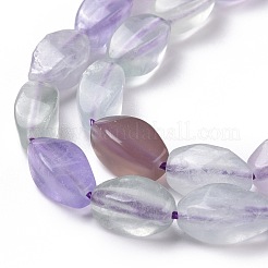 Natural Twist Fluorite Beads Strands&nbsp;G-L243B-10