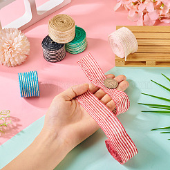 12M 6 Colors Burlap Ribbon&nbsp;OCOR-TA0002-50