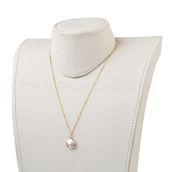 Plated Natural Baroque Pearl Keshi Pearl Beads Jewelry Sets&nbsp;SJEW-JS00977