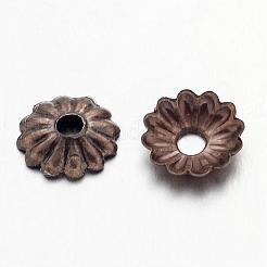 Antique Bronze Iron Flower Bead Caps&nbsp;X-IFIN-D023-AB-NF