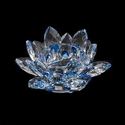 Flower Natural Quartz Crystal Candle Holder Molds&nbsp;AJEW-H154-02C