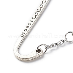Tibetan Style Alloy Hook Bookmarks&nbsp;AJEW-JK00195