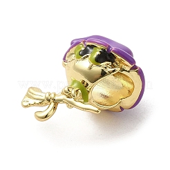 Halloween Brass Enamel European Beads&nbsp;X1-KK-A203-04A-G