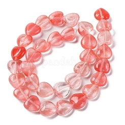 Cherry Quartz Glass Beads Strands&nbsp;G-I372-A02-01