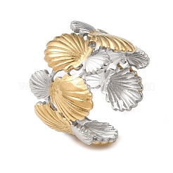 304 Stainless Steel Cuff Open Rings&nbsp;RJEW-P192-09A