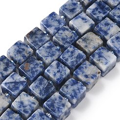 Natural Blue Spot Jasper Beads Strands&nbsp;G-D338-A02