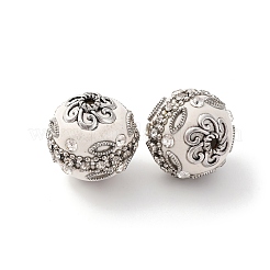 Resin Handmade Indonesia Beads&nbsp;IPDL-S054-010A-AS