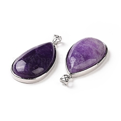 Natural Amethyst Big Pendants&nbsp;G-A207-05P