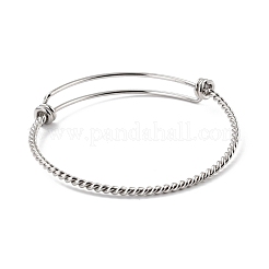 Non-Tarnish 304 Stainless Steel Expandable Bangle for Girl Women&nbsp;BJEW-C003-04P