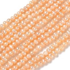 Natural Cultured Freshwater Pearl Beads Strands&nbsp;PA-CBAC463-30