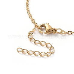 304 Stainless Steel Chain Necklaces&nbsp;NJEW-G335-41G