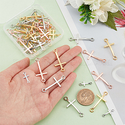 48Pcs 4 Style Alloy Links/Connectors&nbsp;FIND-PH0008-31