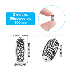 Tibetan Style Alloy Beads&nbsp;TIBEB-FH0001-25-RS