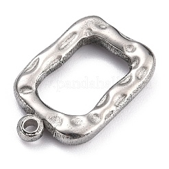 Tarnish Resistant 304 Stainless Steel Open Back Bezel Pendants&nbsp;STAS-H140-19P