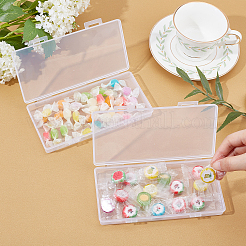 Transparent Plastic Bead Containers&nbsp;CON-FH0001-18